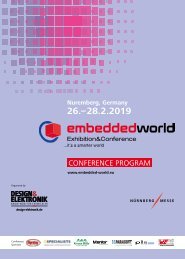 embedded world Conference 2019_program