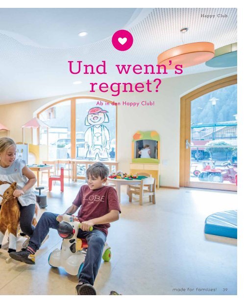 Jahresjournal 01|2019 Familienhotel Huber in Vals|Südtirol - MADE FOR FAMILIES