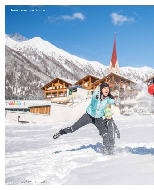 Jahresjournal 01|2019 Familienhotel Huber in Vals|Südtirol - MADE FOR FAMILIES