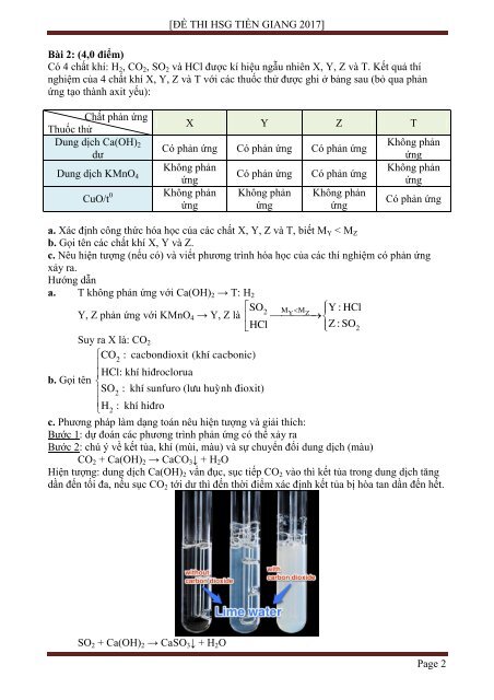 GIẢI CHI TIẾT ĐỀ THI HSG HÓA 9 CÁC TỈNH NĂM 2017 (SỬ DỤNG TỐI ĐA CÁC PHƯƠNG PHÁP GIẢI HÓA HIỆN ĐẠI)