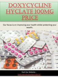 Doxycycline Hyclate 100mg Price