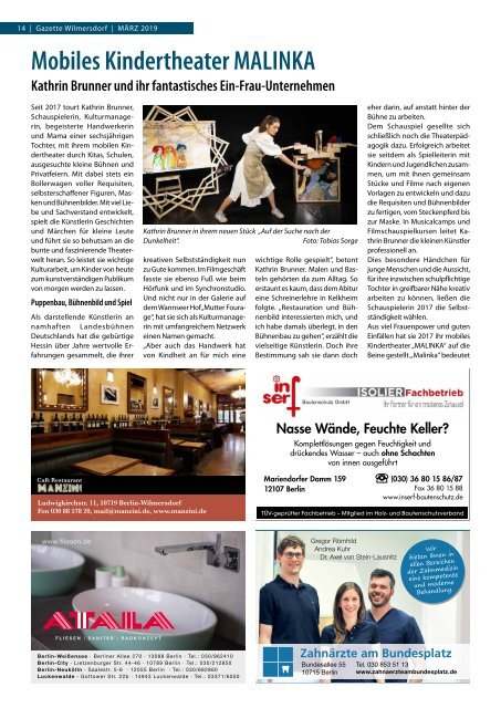 Gazette Wilmersdorf März 2019