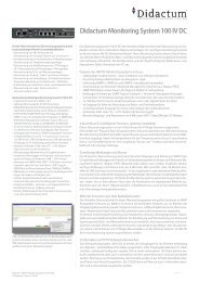 Produktinformationen 48V DC basiertes Mess- und Überwachungssystem