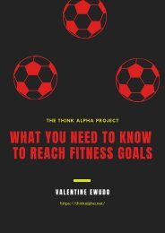 What You Need To Know To Reach Fitness Goals