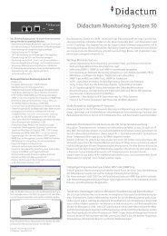 Datenblatt IP basiertes Monitoring System 50 für Temperatur Überwachung