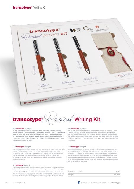 transotype Main Catalogue 2019/2020