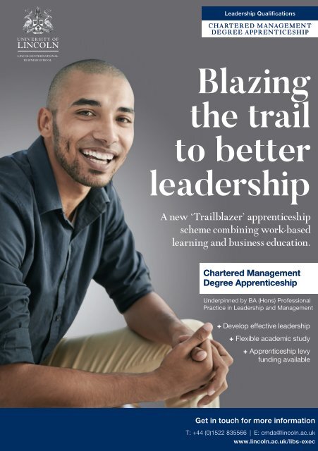 Chartered Management Degree Apprenticeship