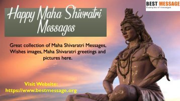 Happy Maha Shivratri Messages, Shivratri Wishes, Shivratri Greetings SMS