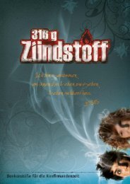 316g Zündstoff - Auszug