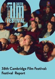 2018 Cambridge Film Festival Report