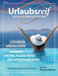 Knauss Reisen Urlaubsreif 2. Ausgabe 2019