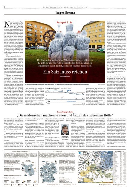 Berliner Zeitung 22.02.2019