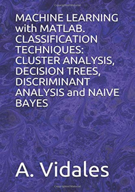 PDF] TOP TREND MACHINE LEARNING with MATLAB. CLASSIFICATION TECHNIQUES ...