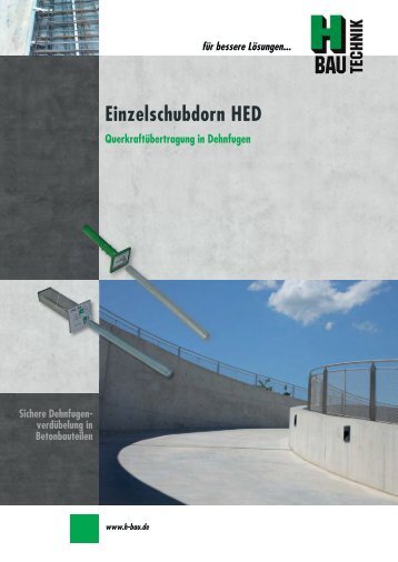 Schubdorn HED 2012_Layout 1 - H-Bau Technik GmbH