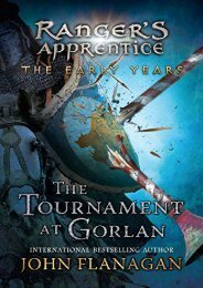 [+]The best book of the month The Tournament at Gorlan (Ranger s Apprentice Early Year)  [DOWNLOAD] 