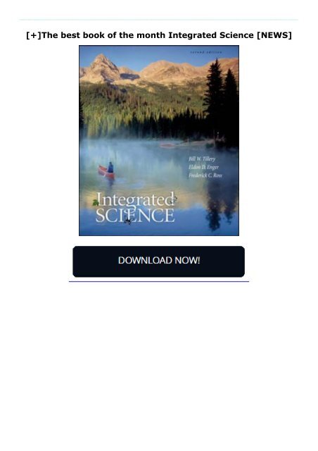 [+]The best book of the month Integrated Science  [NEWS]