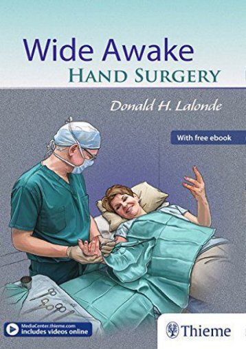 [+][PDF] TOP TREND Wide Awake Hand Surgery  [READ] 