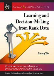 [+][PDF] TOP TREND Learning and Decision-Making from Rank Data (Synthesis Lectures on Artificial Intelligence and Machine Learning)  [NEWS]
