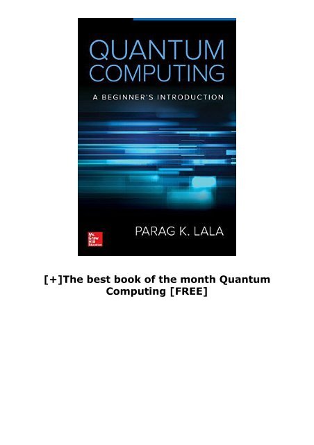 [+]The best book of the month Quantum Computing  [FREE] 