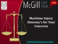 Maritime Accident Lawyer