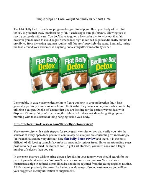 How to lose weight steps