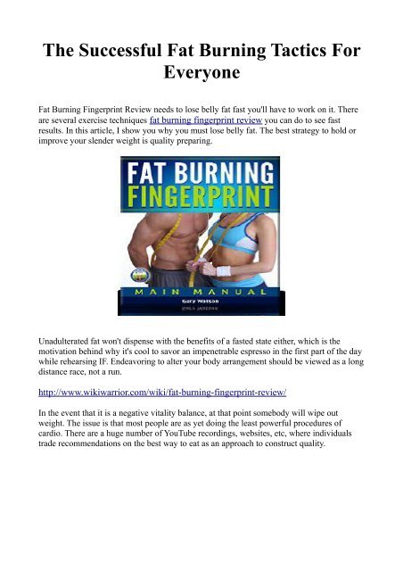 fat burn events