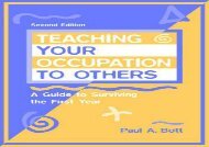 DOWNLOAD FREE  Teaching Your Occupation to Others: A Guide to Surviving the First Year freedom Ebook