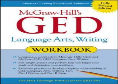 DOWNLOAD FREE  McGraw-Hill s GED Language Arts, Writing Workbook (Mcgraw-hill s Ged Workbook Series) (English Edition) [Free Ebook]