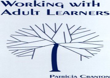 R.E.A.D. [BOOK] Working with Adult Learners Read online