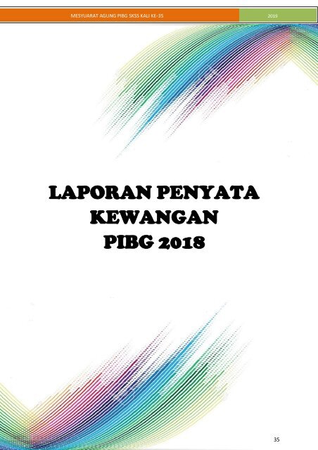 BUKU MESYUARAT AGUNG PIBG SKSS 2019