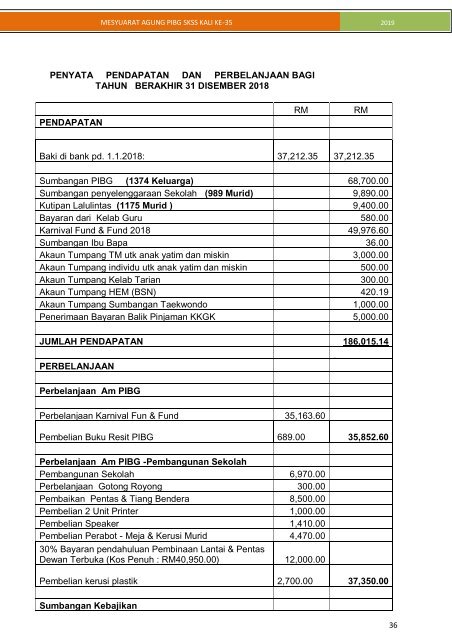 BUKU MESYUARAT AGUNG PIBG SKSS 2019