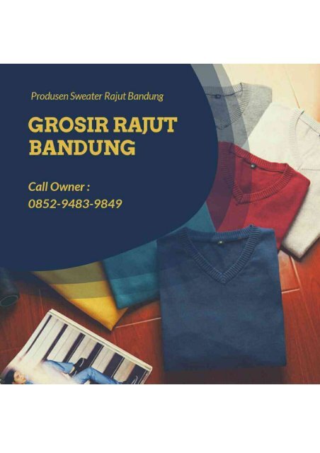 TERLARIS, WA +62 852-9483-9849, Baju Rajut Bandung