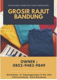 TERPOPULER, WA +62 852-9483-9849, Baju Rajut