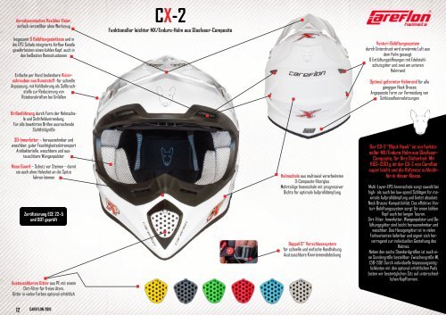 Careflon Offroad-Helm-Katalog 2019