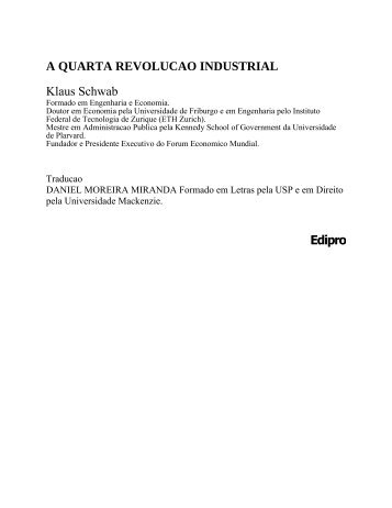 Schwab (2016) A quarta revolucao industrial