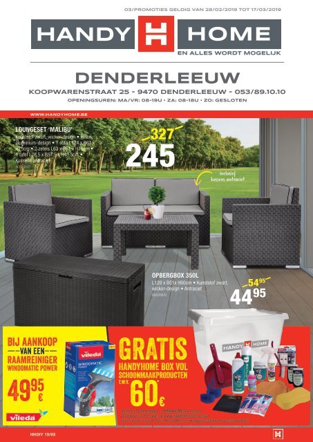 Handy Home - Denderleeuw - Folder maart 2019