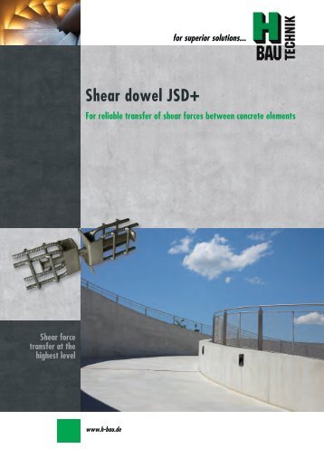Shear dowel JSD+ english - H-Bau Technik GmbH