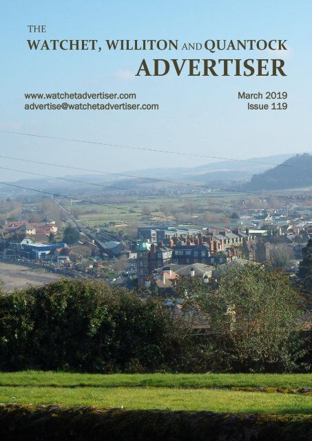 Watchet, Williton and Quantock Advertiser, March 2019