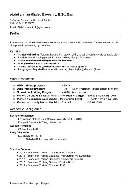 Abdelrahman Bayoumy CV