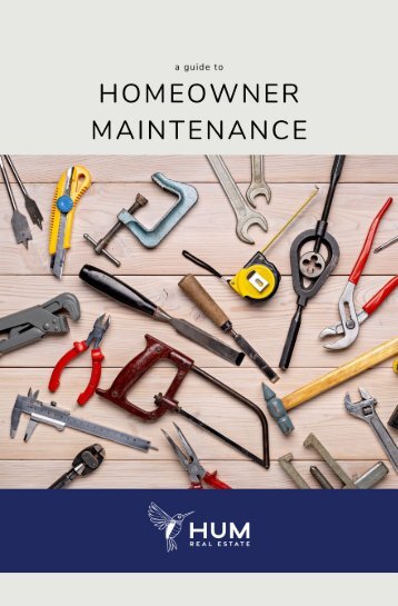 Homeowner Maintenance Checklist