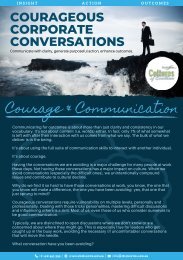 Courageous Corporate Conversations