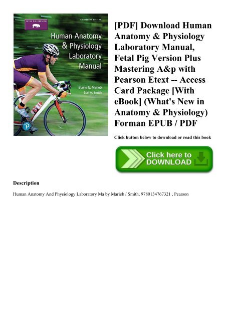 HUMAN ANATOMY AND PHYSIOLOGY LAB MANUAL FETAL PIG VERSION ANSWER KEY visual data 4