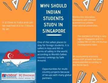 Why should Indian students study in Singapore