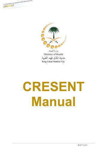 CRESENT Manual