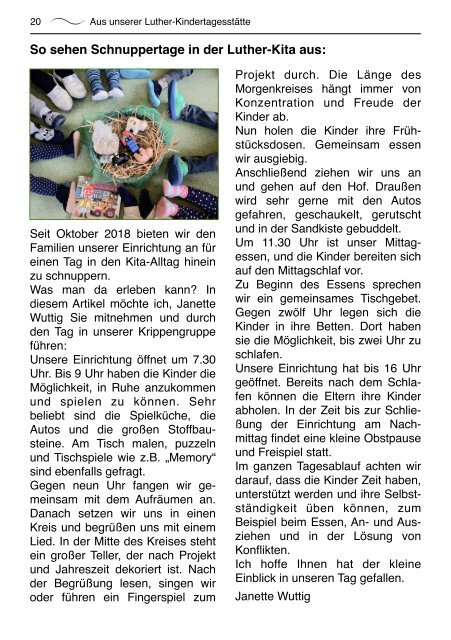 Mein Kreuz & Fisch 2019, Ausgabe Februar 2019