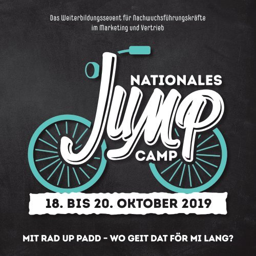 Nationales JuMP Camp 2019 – Partner Pakete