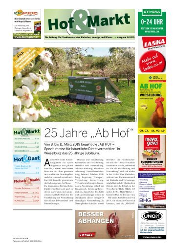 Hof&Markt | Fleisch&Markt | Hof&Gast 01/2019