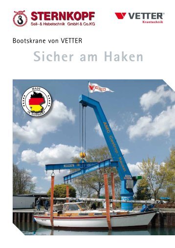 Bootskrane von VETTER