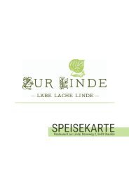 Restaurant zur Linde Speisekarte (3)