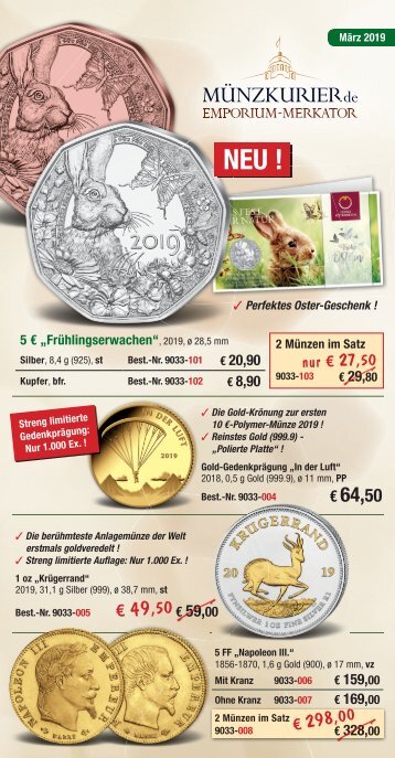 Münzkurier März 2019